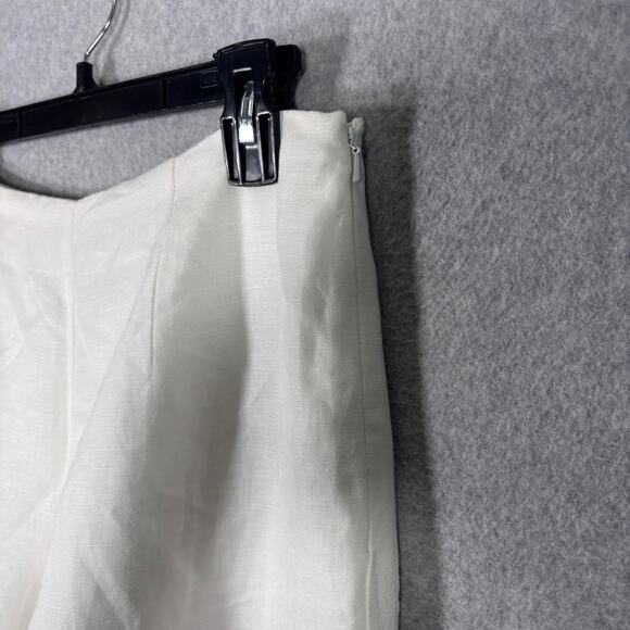 Emma James Linen Pants 10P Baggy Lined Trouser Eyelet Grandma Classic Nautical - Picture 8 of 13